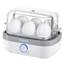 SEVERIN Eierkocher EK 3164 für 6 Eier weiß / grau