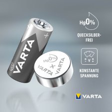 VARTA Silber-Oxid Knopfzelle V76PX (SR44) 1,55 Volt