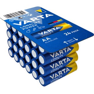 VARTA Alkaline Batterie Longlife Power BIG BOX Mignon AA 24 Batterien