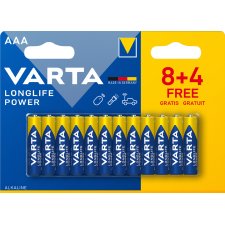 VARTA Alkaline Batterie Longlife Power Micro AAA Sparpack...