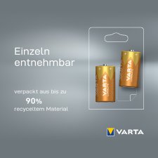 VARTA Alkaline Batterie Longlife Baby (C/LR14)