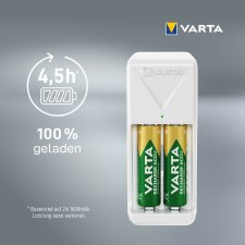 VARTA Ladegerät Mini Charger weiß...