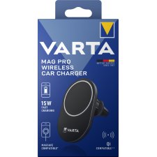 VARTA Ladegerät Mag Pro Wireless Car Charger schwarz