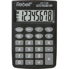 Rebell Taschenrechner HC 108 schwarz