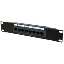 DIGITUS 10" Patch Panel Kat.5e Klasse D 8 x RJ45 1 HE