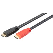 DIGITUS HDMI High Speed Anschlusskabel 10 m schwarz/rot
