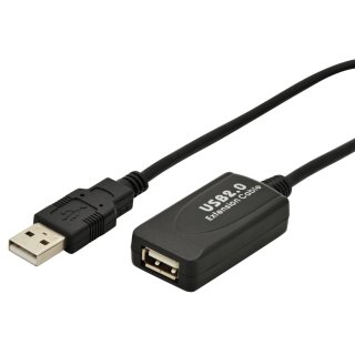 DIGITUS USB 2.0 aktives Verlängerungskabel 5,0 m