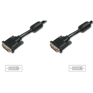 DIGITUS DVI-D 18+1 Kabel Premium Single Link 2,0 m