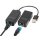 DIGITUS USB 2.0 Extender-Set PoE geeignet schwarz
