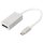 DIGITUS Adapterkabel DisplayPort - USB-C weiß 20 cm