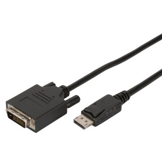 DIGITUS Adapterkabel DisplayPort - DVI-D 2,0 m schwarz