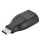 DIGITUS USB Adapter USB-C - USB-A schwarz