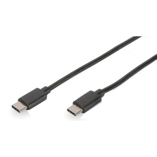 DIGITUS USB 2.0 Kabel USB-C - USB-C Stecker 1,0 m