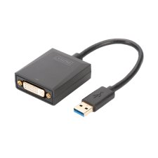 DIGITUS USB 3.0 - DVI Grafikadapter USB auf DVI schwarz