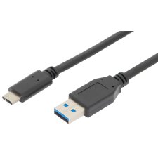 DIGITUS USB 3.1 Anschlusskabel USB-C - USB-A Stecker 1,0 m