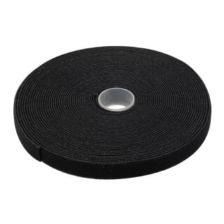 DIGITUS Klettband auf Rolle 10 m schwarz