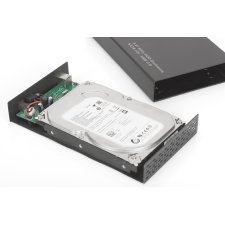 DIGITUS 3,5" SATA III Festplatten-Gehäuse USB 3.0 schwarz