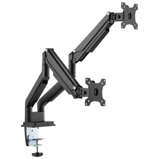 DIGITUS Universal Dual Monitorhalter mit Klemmbefestigung