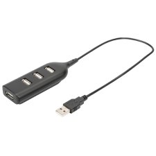 DIGITUS USB 2.0 Hub 4-Port Kabellänge: 300 mm schwarz