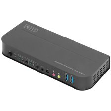 DIGITUS KVM Switch 2-Port 2 x DP in 1 x DP/HDMI out