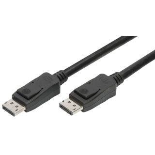 DIGITUS DisplayPort 1,3/1.4 Anschlusskabel DP - DP 3 m schwarz