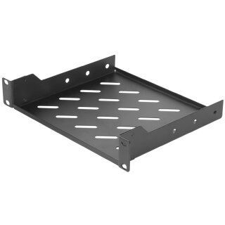DIGITUS 10" Fachboden 1 HE Festeinbau schwarz