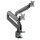 DIGITUS Universal Dual-Monitorarm Klemmbefestigung schwarz