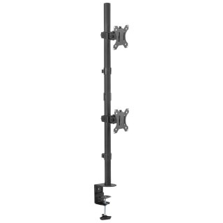 DIGITUS Universal Dual Monitorarm Vertikal schwarz