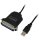 LogiLink USB 1.1 Druckerkabel Centronics Länge: 1,8 m schwarz