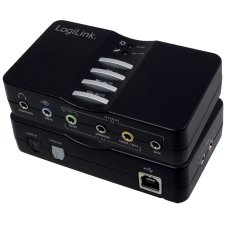 LogiLink 7.1 USB Sound Box 8-Kanal schwarz