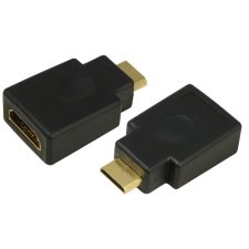 LogiLink Adapter HDMI Kupplung - Micro HDMI Stecker 19 Pol