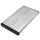 LogiLink 2,5" SATA Festplatten-Gehäuse USB 3.0 silber extern