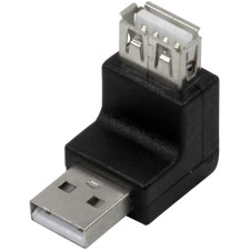 LogiLink USB 2.0 Adapter USB-A Stecker - Kupplung 270 Grad