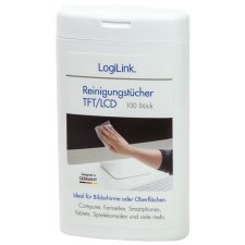 LogiLink TFT/LCD/LED Reinigungstücher 100er Spenderdose