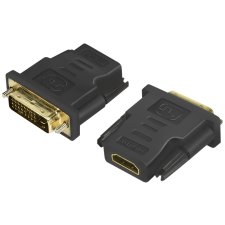 LogiLink HDMI Kupplung - DVI-D 24+1 Stecker Adapter schwarz