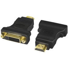 LogiLink HDMI Stecker - DVI-D 24+1 Kupplung Adapter schwarz