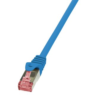 LogiLink Patchkabel Kat. 6 S/FTP 0,25 m blau