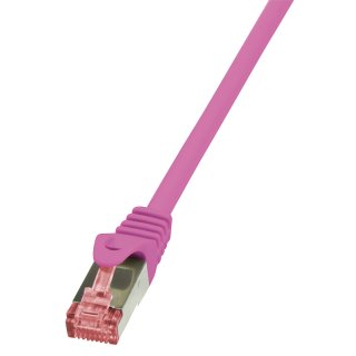 LogiLink Patchkabel Kat. 6 S/FTP 7,5 m pink