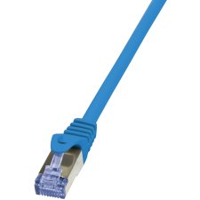 LogiLink Patchkabel Kat. 6A S/FTP 0,25 m blau