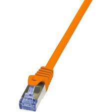 LogiLink Patchkabel Kat. 6A S/FTP 0,25 m orange