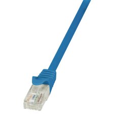 LogiLink Patchkabel Kat. 5e U/UTP 3,0 m blau