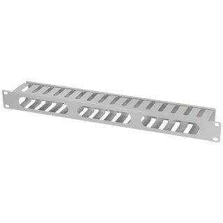 LogiLink 19" Kabelkanal einseitig 1 HE lichtgrau (RAL7035)