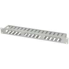 LogiLink 19" Kabelkanal einseitig 1 HE lichtgrau...