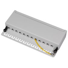 LogiLink Desktop Patch Panel Kat. 6A 12-Ports lichtgrau