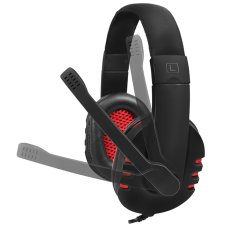 LogiLink USB-Headset High Quality mit Mikrofon schwarz/rot