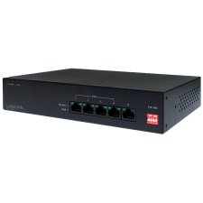 LogiLink Desktop Fast Ethernet PoE Switch 5-Port schwarz