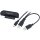 LogiLink USB 2.0 - SATA Adapter USB-A Stecker - SATA schwarz