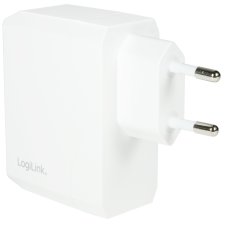 LogiLink USB-Steckdosenadapter 2x USB weiß Eurostecker