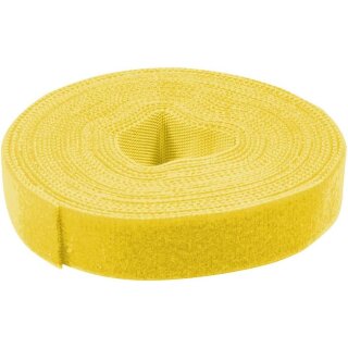 LogiLink Klettband 16 mm x 4 m gelb