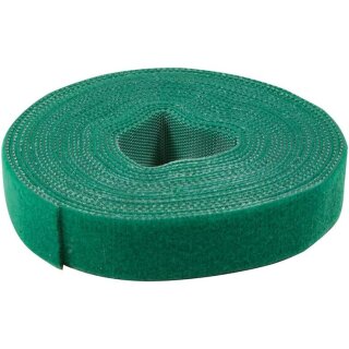 LogiLink Klettband 16 mm x 4 m grün